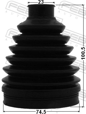 Bellow, drive shaft 1217P-SOL2WD