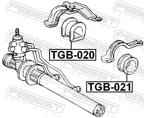 FEBEST TGB-020 Mounting, steering gear