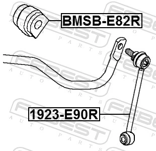 Link/Coupling Rod, stabiliser bar 1923-E90R