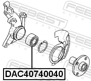 FEBEST DAC40740040 Wheel Bearing