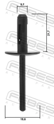 FEBEST 88570-172 Assortment, blind rivets