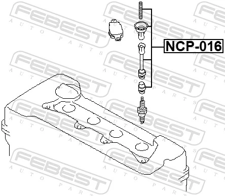 Plug, coil NCP-016