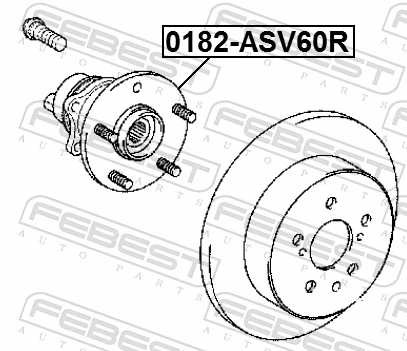 Wheel Hub 0182-ASV60R