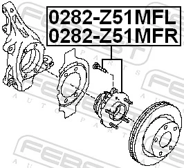 Wheel Hub 0282-Z51MFL