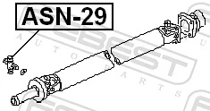 Joint, propshaft ASN-29