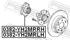 Wheel Hub 0382-YH2MRRH