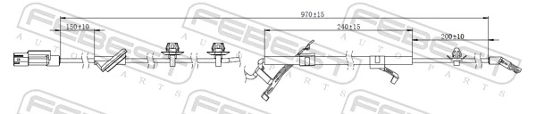 Sensor, wheel speed 04606-007