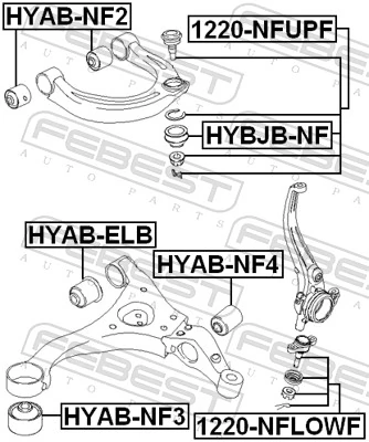 Ball Joint 1220-NFLOWF