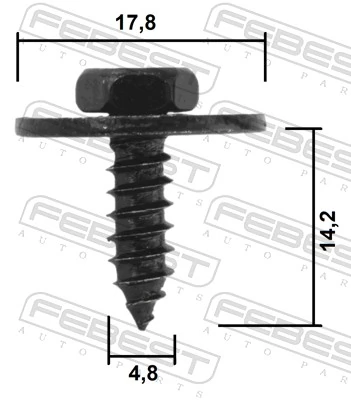 FEBEST 88570-175 Engine Guard/Skid Plate