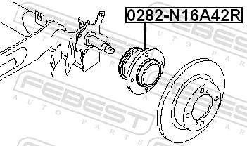 Wheel Hub 0282-N16A42R
