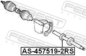 Bearing, drive shaft AS-457519-2RS
