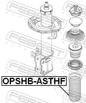 Protective Cap/Bellow, shock absorber OPSHB-ASTHF
