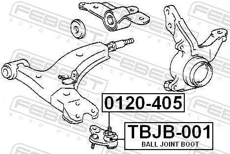 Repair kit, supporting/ball joint TBJB-001