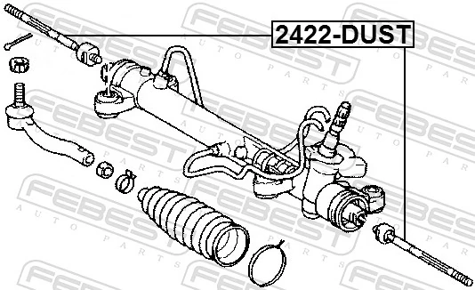 Inner Tie Rod 2422-DUST