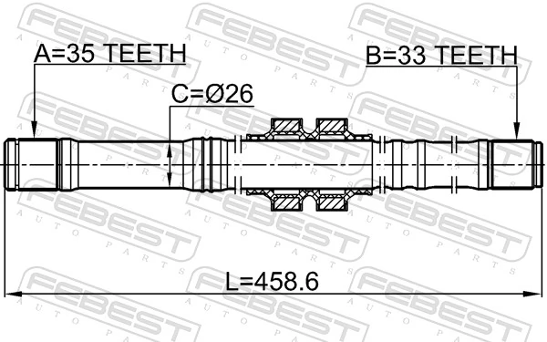Drive Shaft 0212-J10LH