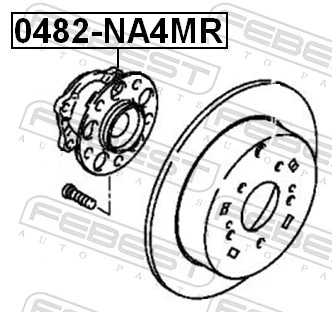 Wheel Hub 0482-NA4MR