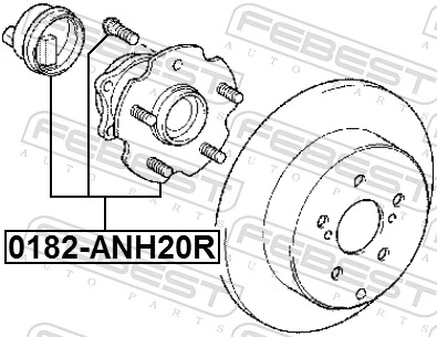 Wheel Hub 0182-ANH20R