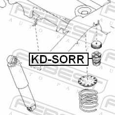 Rubber Buffer, suspension KD-SORR