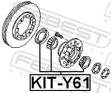 Bearing, drive shaft KIT-Y61