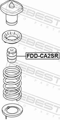 Rubber Buffer, suspension FDD-CA2SR