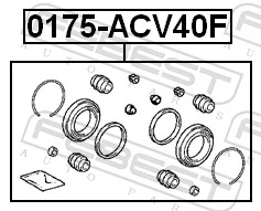 Repair Kit, brake caliper 0175-ACV40F
