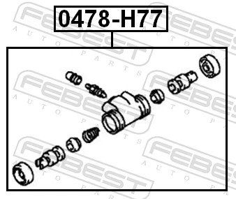 Wheel Brake Cylinder 0478-H77