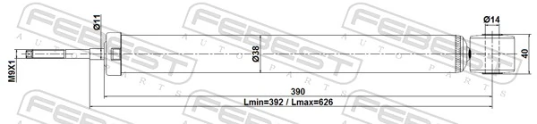 Shock Absorber 24110-006R