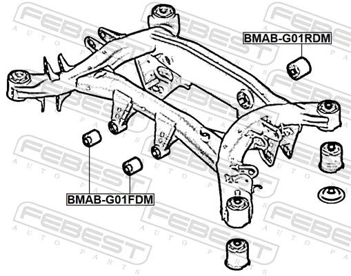 FEBEST BMAB-G01FDM Mounting, differential