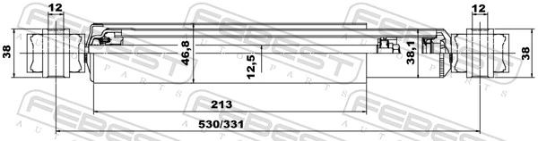 Shock Absorber 07656564R