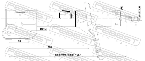 Shock Absorber 12110-017FR