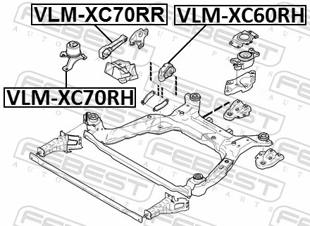 发动机支架 VLM-XC70RH
