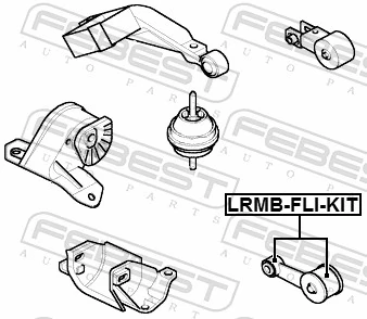 Mounting, engine LRMB-FLI-KIT