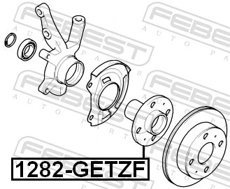 Wheel Hub 1282-GETZF