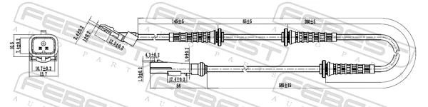 Sensor, wheel speed 24606-002