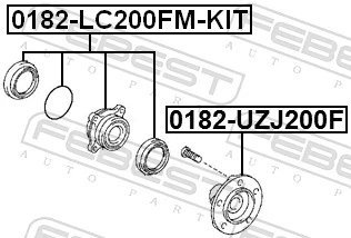 Wheel Hub 0182-LC200FM-KIT