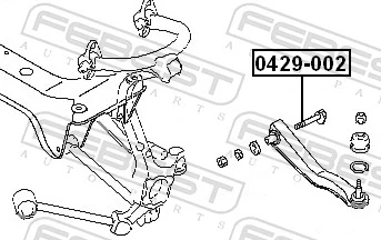 FEBEST 0429-002 Camber Correction Screw