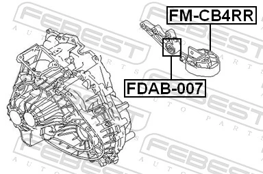 FEBEST FM-CB4RR Mounting, engine