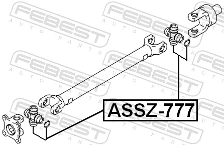 Joint, propshaft ASSZ-777