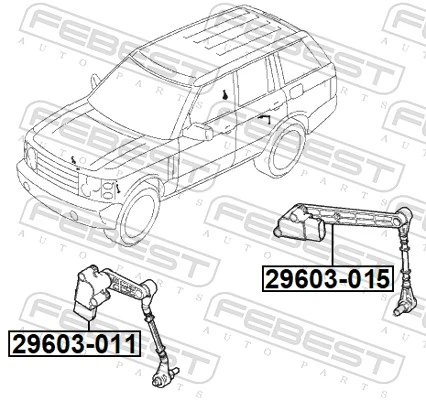 Sensor, headlight levelling 29603-015