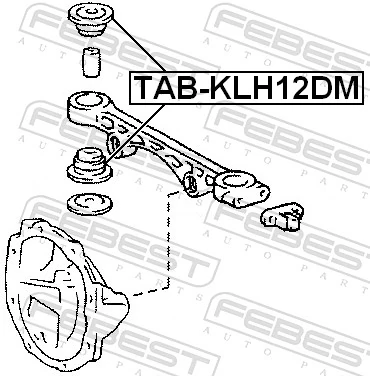 FEBEST TAB-KLH12DM Mounting, differential
