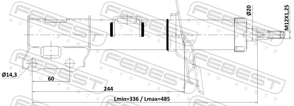 Shock Absorber 12110-013FL