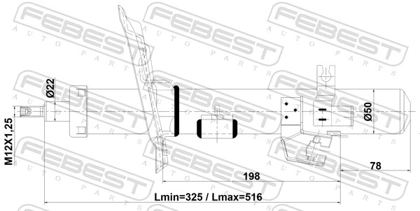 Shock Absorber 02110-004FL