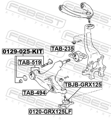 Ball Joint 0120-GRX125LF