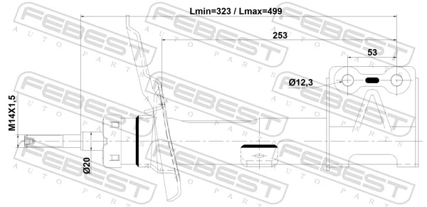Shock Absorber 25110-007FL