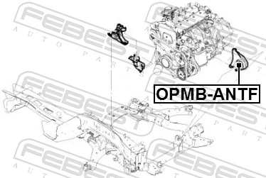 Mounting, engine OPMB-ANTF