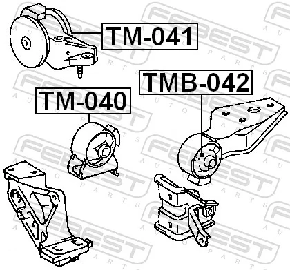 FEBEST TMB-042 Mounting, engine