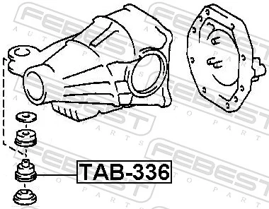 FEBEST TAB-336 Mounting, differential