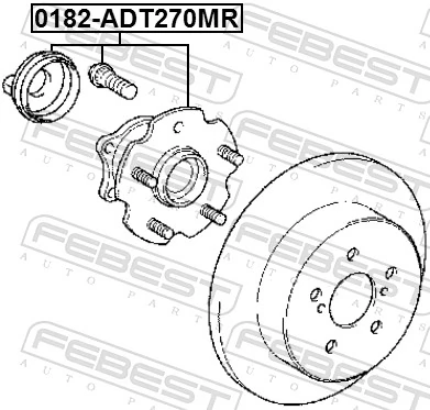 Wheel Hub 0182-ADT270MR