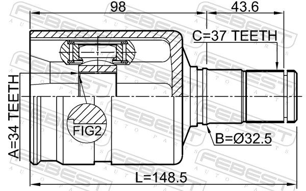Joint Kit, drive shaft 2311-5N1LH
