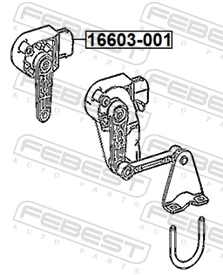 Sensor, headlight levelling 16603-001